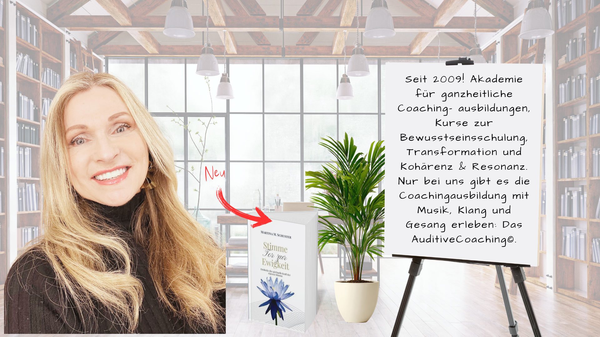 Coaching mit Musik, Klang und Gesang. Ausbildungen von Martina M. Schuster, ConAquila GmbH